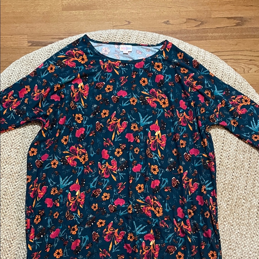 LuLaRoe Multicolor Floral Top